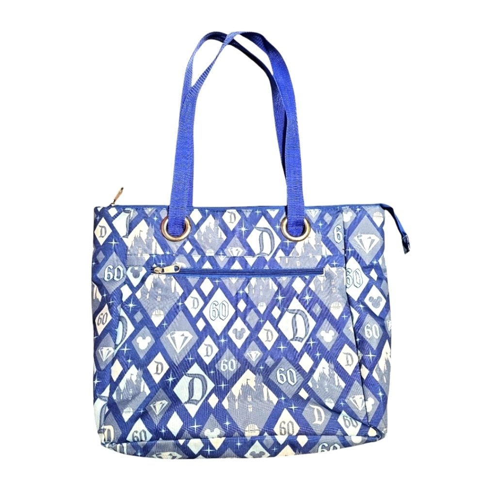 DISNEYLAND 60th Diamond Anniversary Zipered Tote Bag